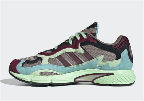 adidas Temper Run Maroon Sea Green EE7741 Release Info